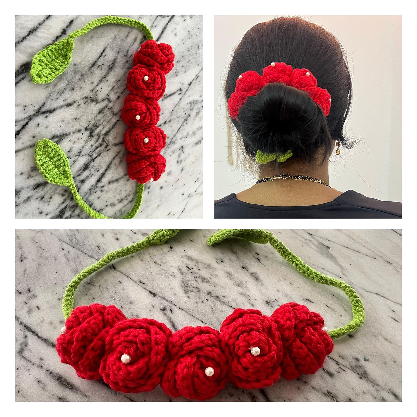 Handmade crochet accessory by Loomé by Shilpa, Al Ain UAE.