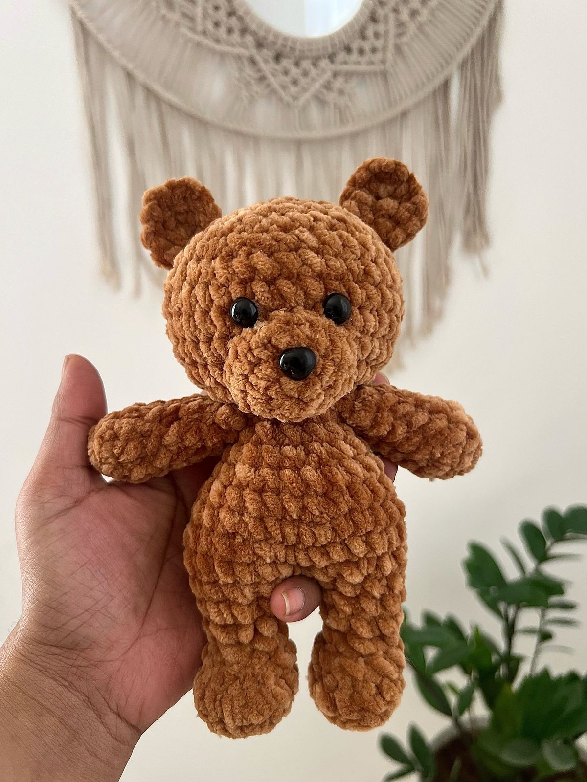 Handmade crochet amigurumi piece by Loomé by Shilpa, Al Ain UAE.