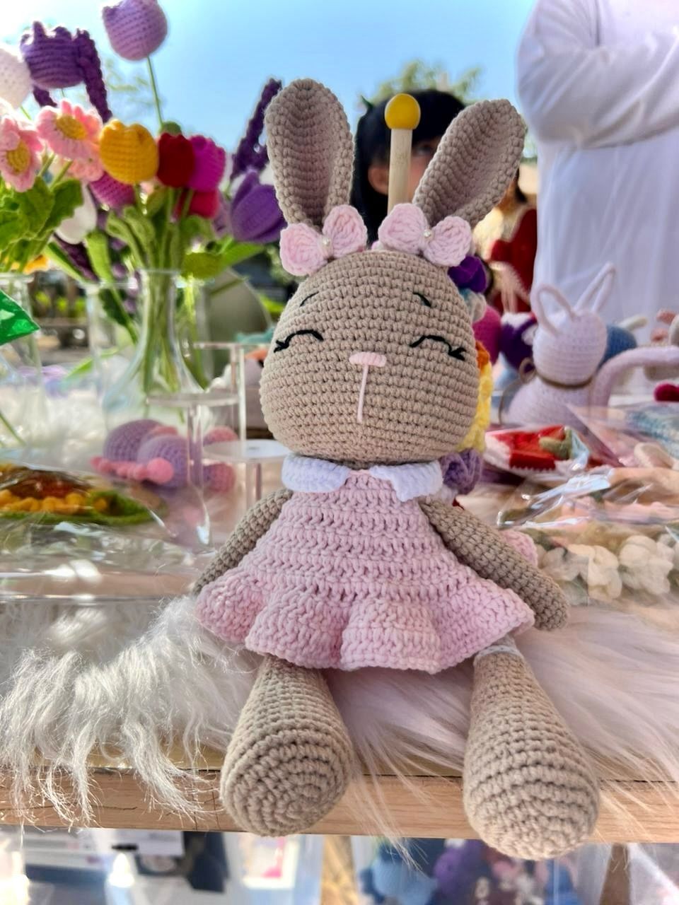 Handmade crochet amigurumi piece by Loomé by Shilpa, Al Ain UAE.