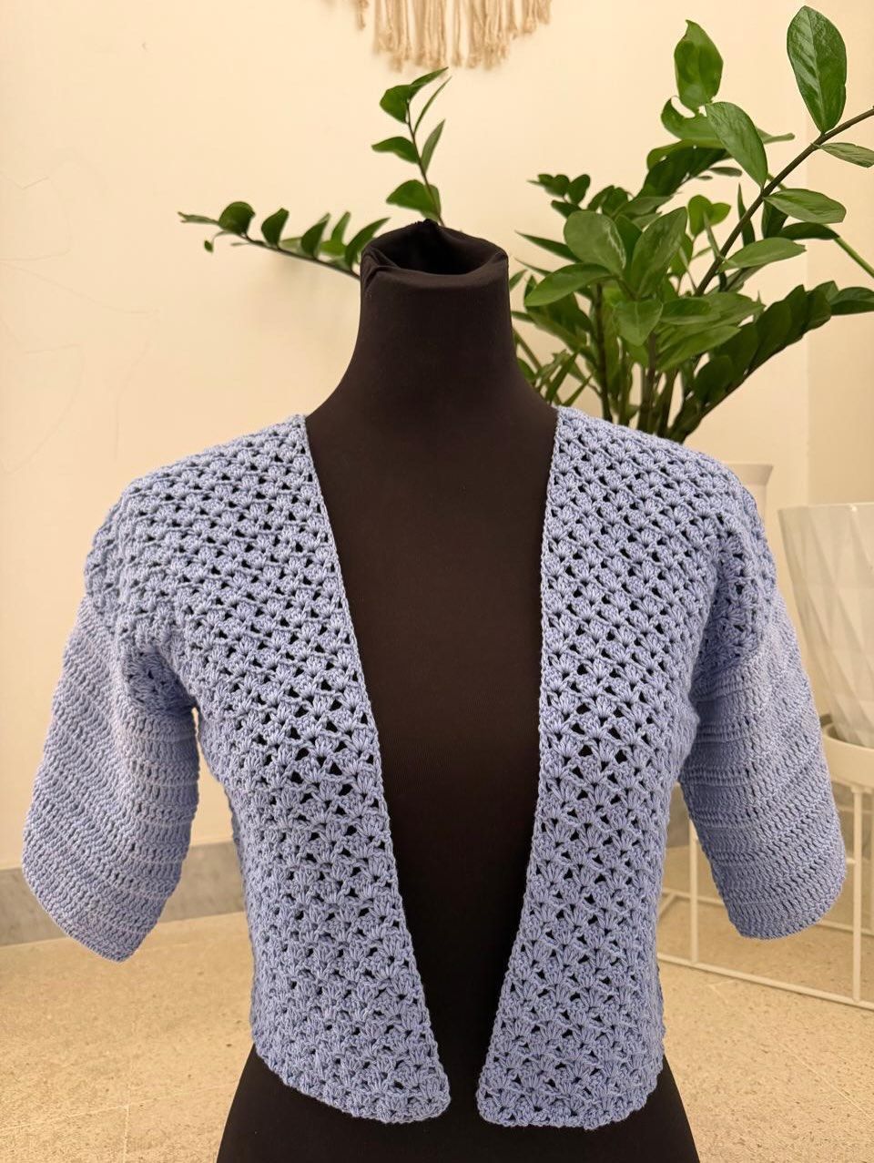 Handmade crochet clothing piece by Loomé by Shilpa, Al Ain UAE.
