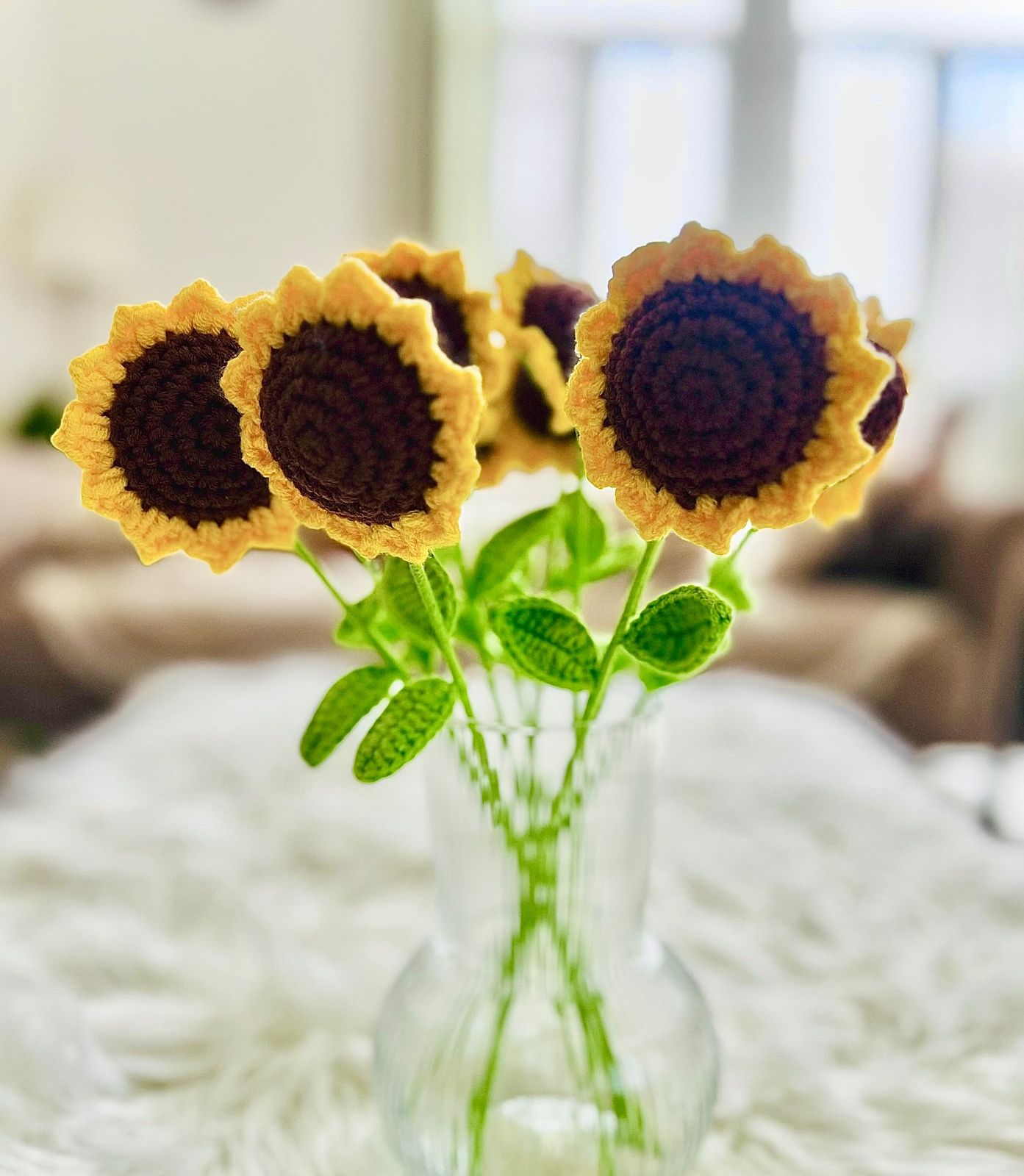 Handmade crochet flower piece by Loomé by Shilpa, Al Ain UAE.