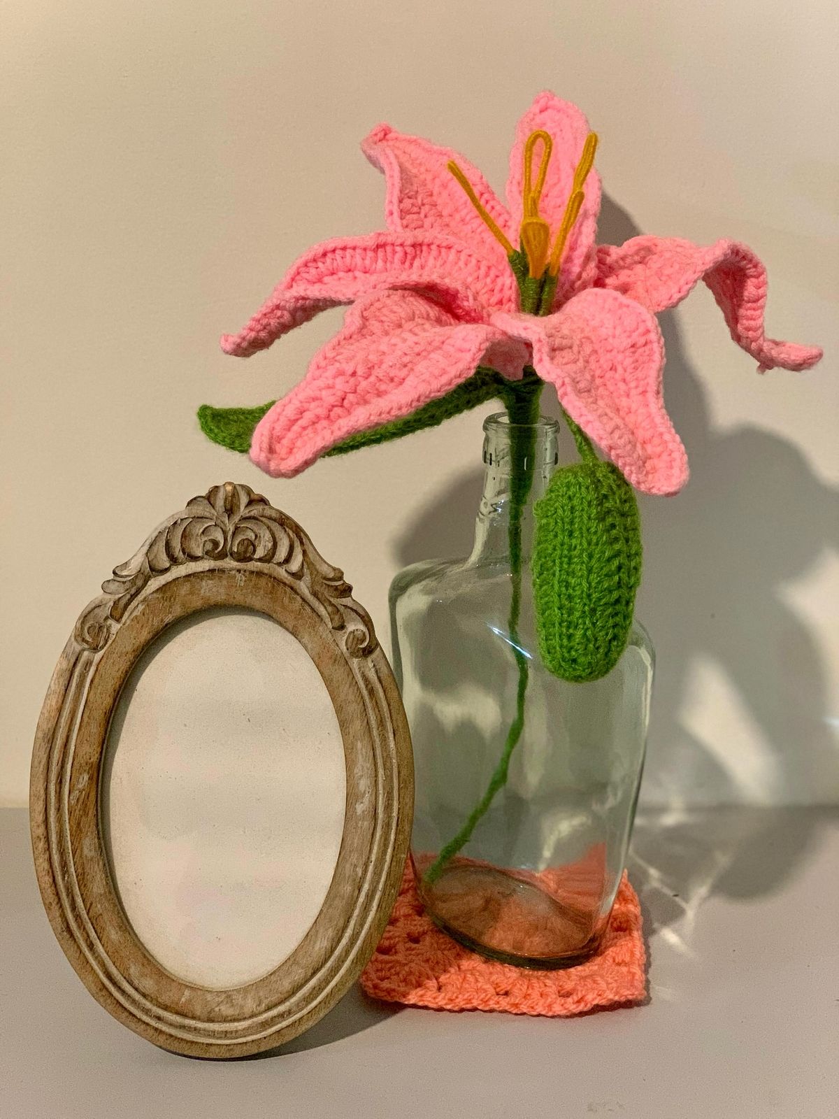 Handmade crochet flower piece by Loomé by Shilpa, Al Ain UAE.